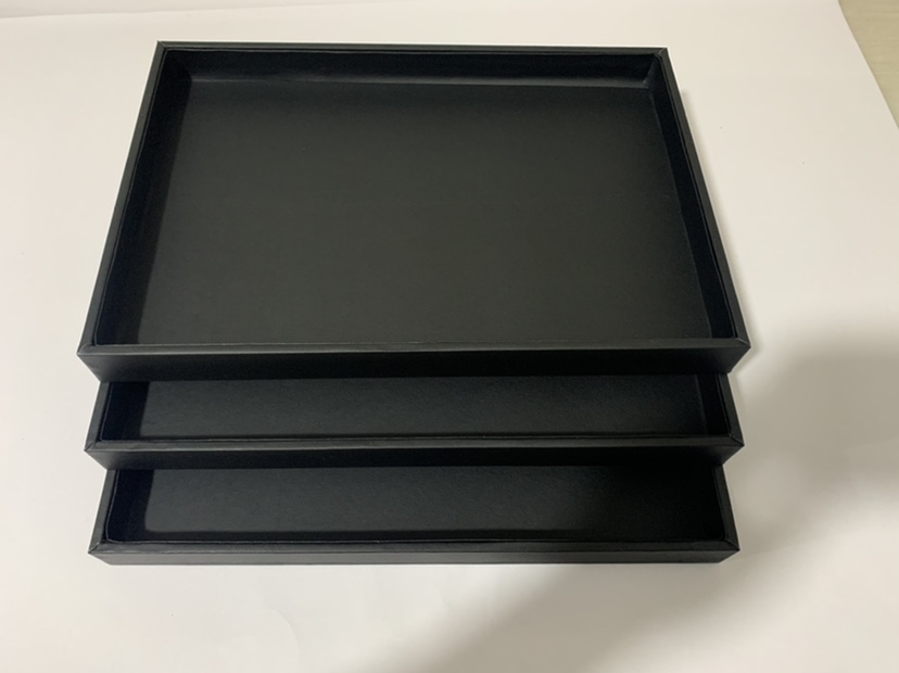 高档黑皮珠宝首饰展示盘