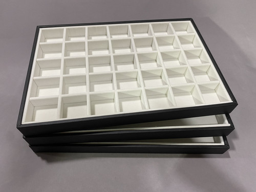 新品40格35格珠宝首饰展示盘托盘耳钉盘首饰盘托盘戒指吊坠收纳盘