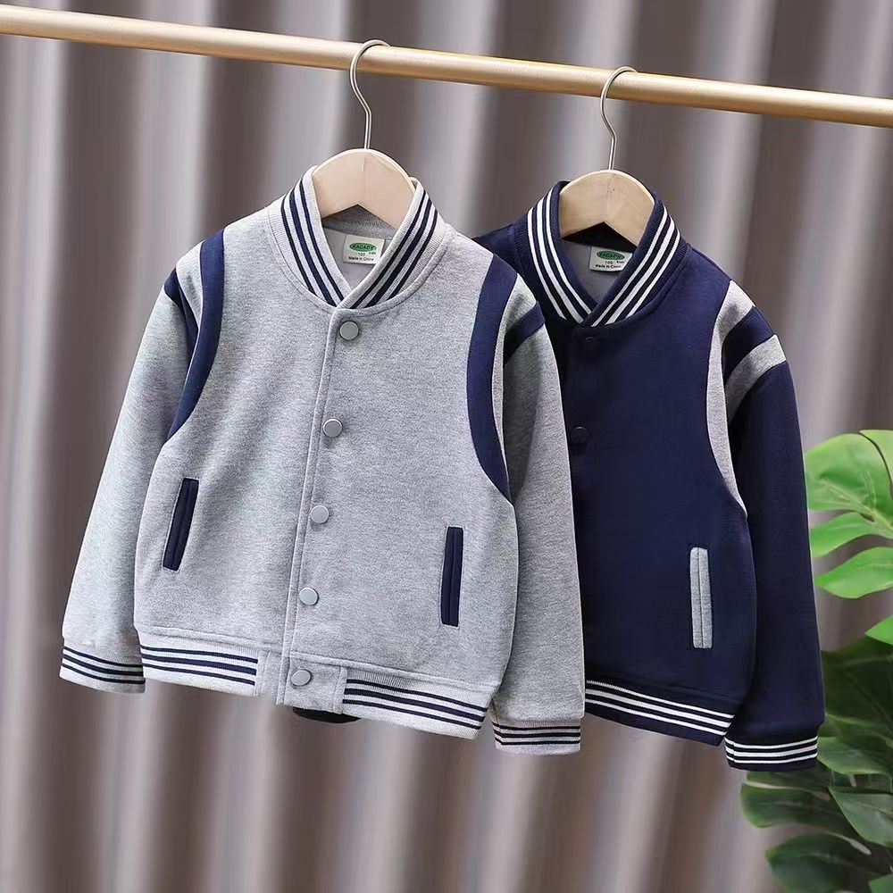 男童棒球服外套春秋款