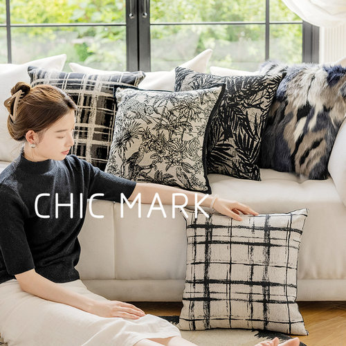 民宿抱枕毛绒沙发靠不含芯