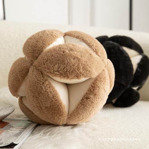 波西米亚圆形靠垫毛绒民宿