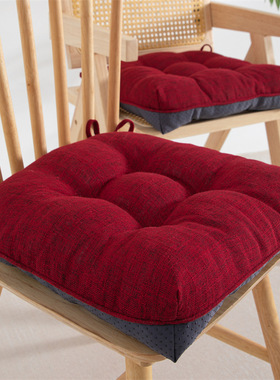 现代简约40*40cm 坐垫餐椅垫木椅藤椅榻榻米垫四季款久坐加厚椅垫