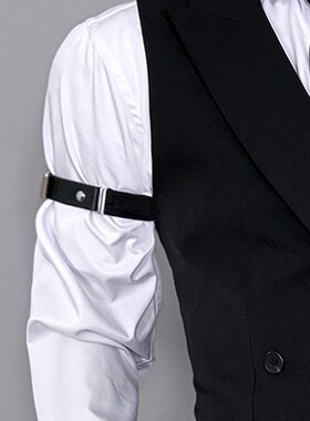 cosplay成男衬衫袖带手臂皮带