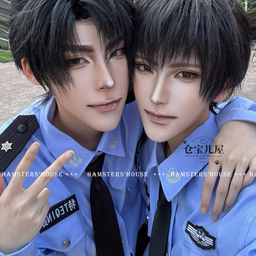 仓宝儿屋破云cos衬衫抗皱帅气