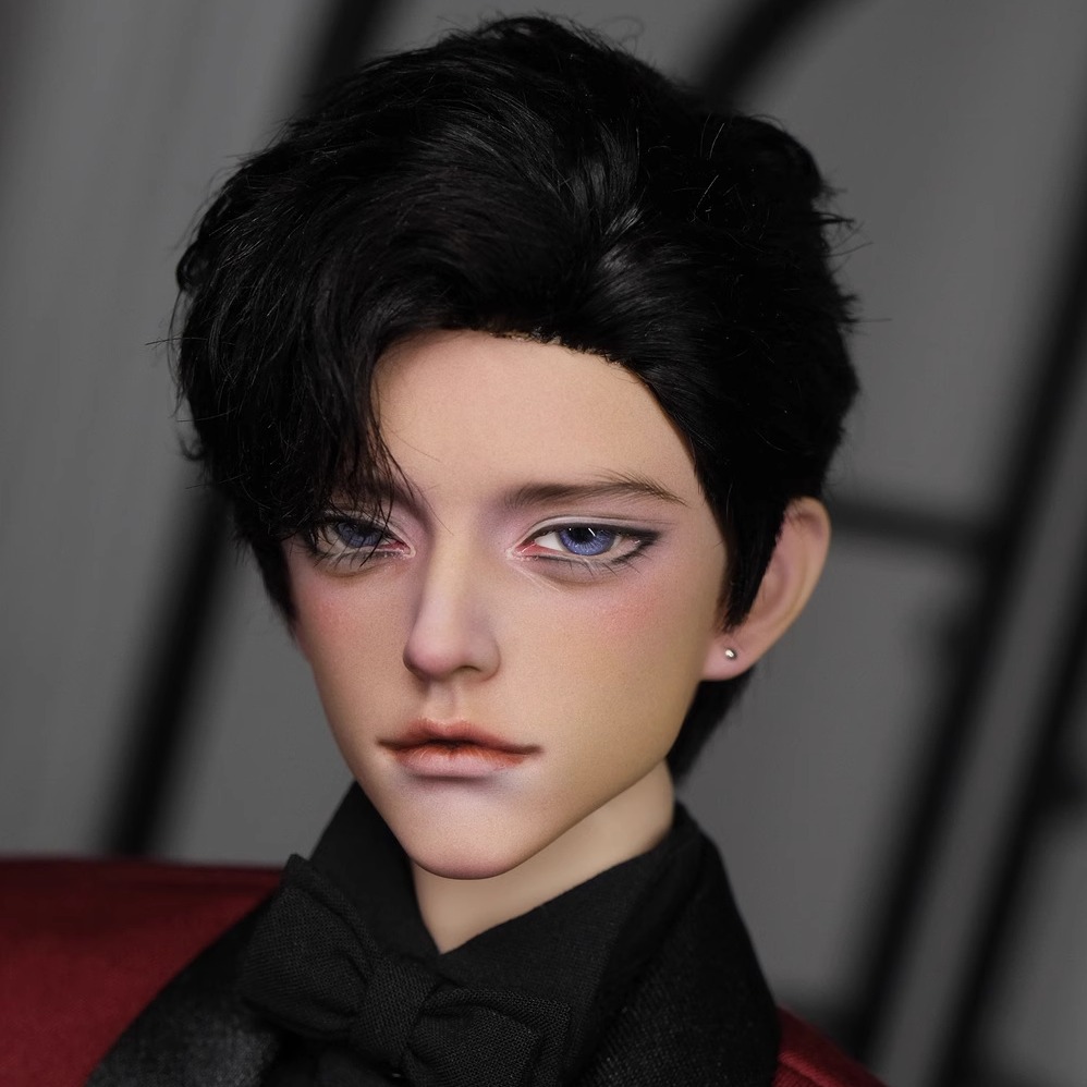 小喵汪FMD李半截特四单头素头BJD娃男fatemoons人形全套裸娃4分