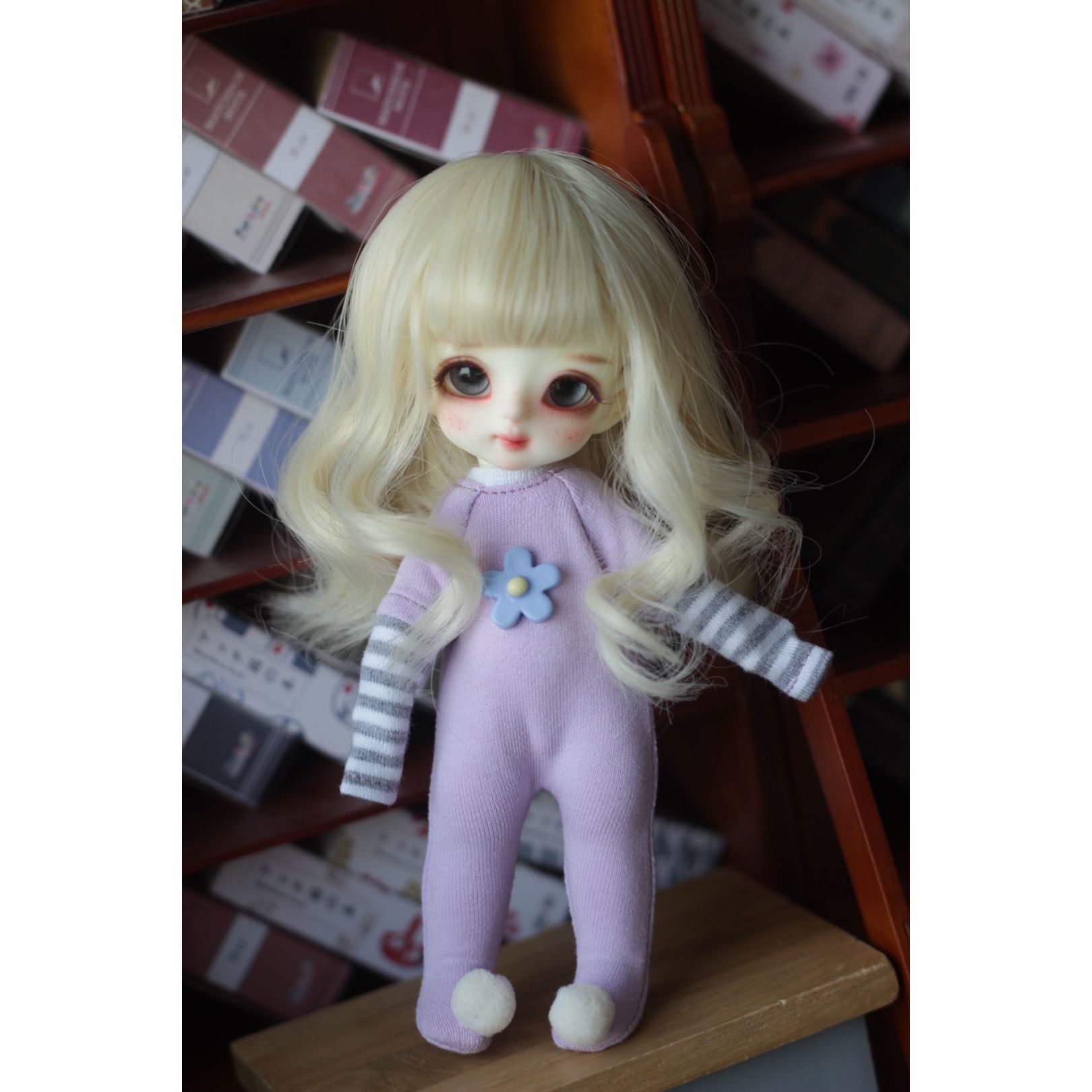 娃用假发高温丝卷发长发