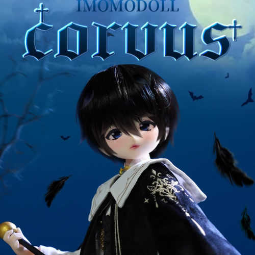 【现货】Imomodoll四分胶皮Corvus4分素头1/4二次元卡通脸bjd
