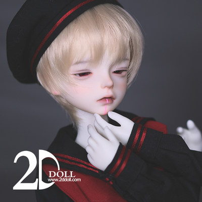 bjd-2d男1/4太恒（sd娃娃同类正版树脂）2ddoll球形关节人形四分