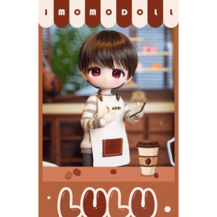 【现货】 bjd素头三分LULU单头可三戳六人偶娃娃塑胶皮Imomodoll