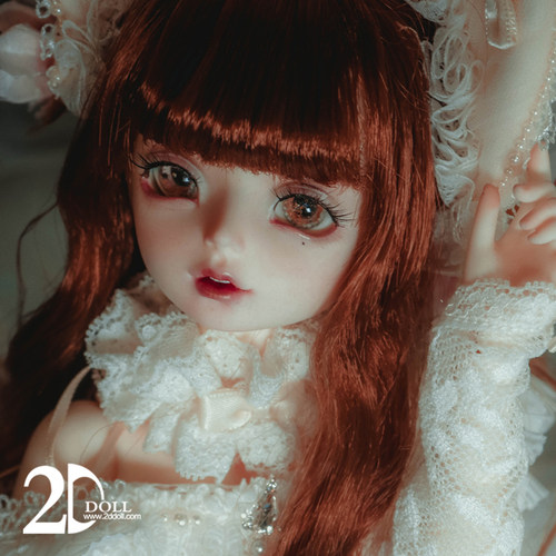 bjd-2d-1/4女布谷（sd娃娃同类正版）球形关节人形2ddoll