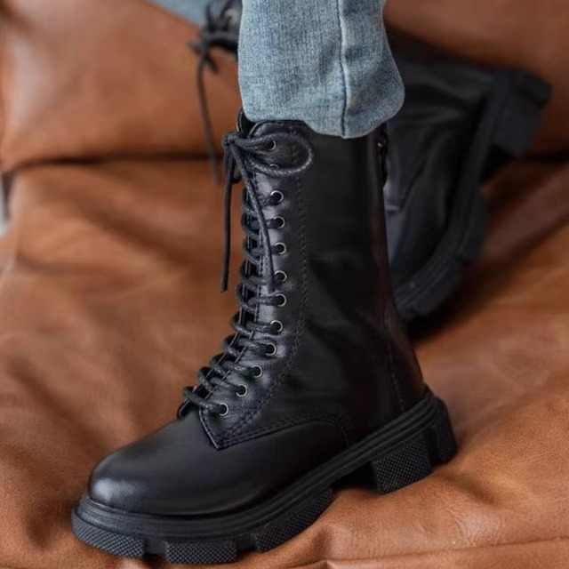 bjd娃鞋壮叔英伦风厚底靴子