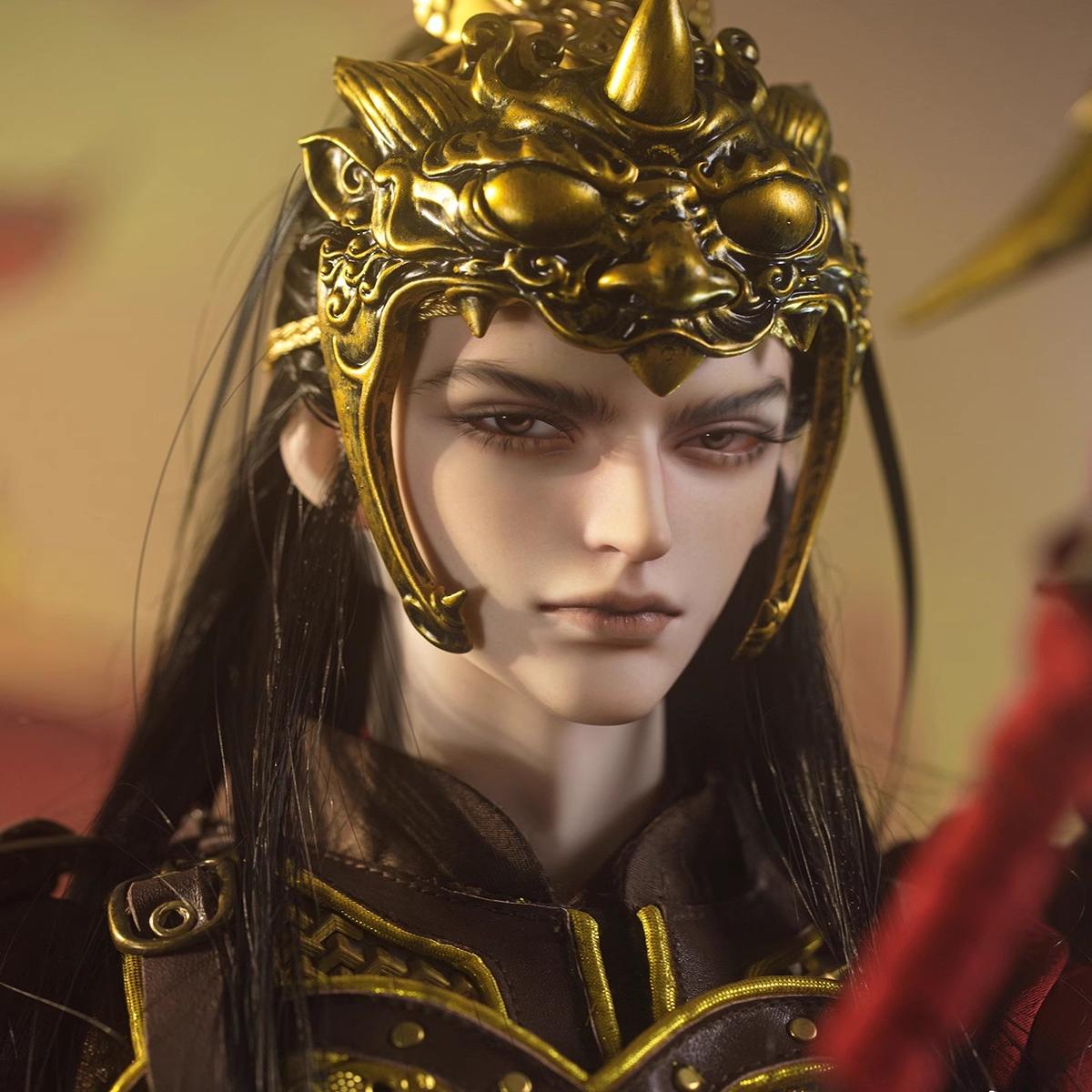 bjd戒之吕布 诛魔令系列 RD人形1/3男六代叔体sd娃古装三分全套