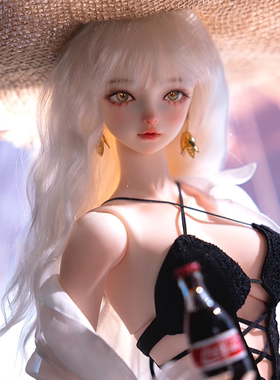 小喵汪3分星彩体素体黑曜石bjd人形xaga女单体裸娃1/3调色配身体