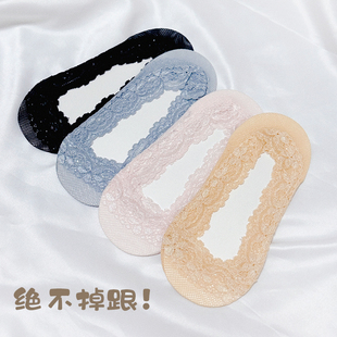 日單淺口棉底船襪不掉跟整圈硅膠防滑單鞋 巨好穿 襪子隱形女夏薄
