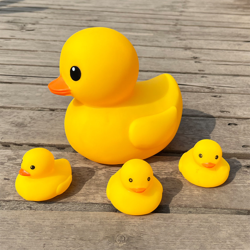 特大号儿童宝宝玩具洗澡小黄鸭捏捏叫戏水橡皮鸭子香港大黄鸭bb哨