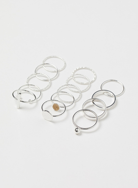 HM正品hm欧美金属晶圆球组岩石