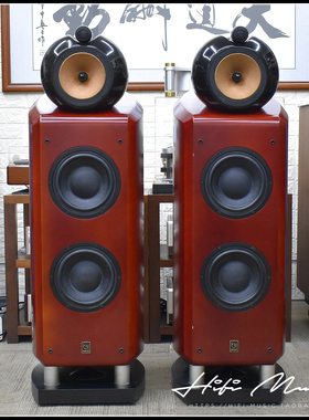 二手英国BE ONE/比韵 VSB200 hifi发烧大型落地音箱 双8寸带滚轮