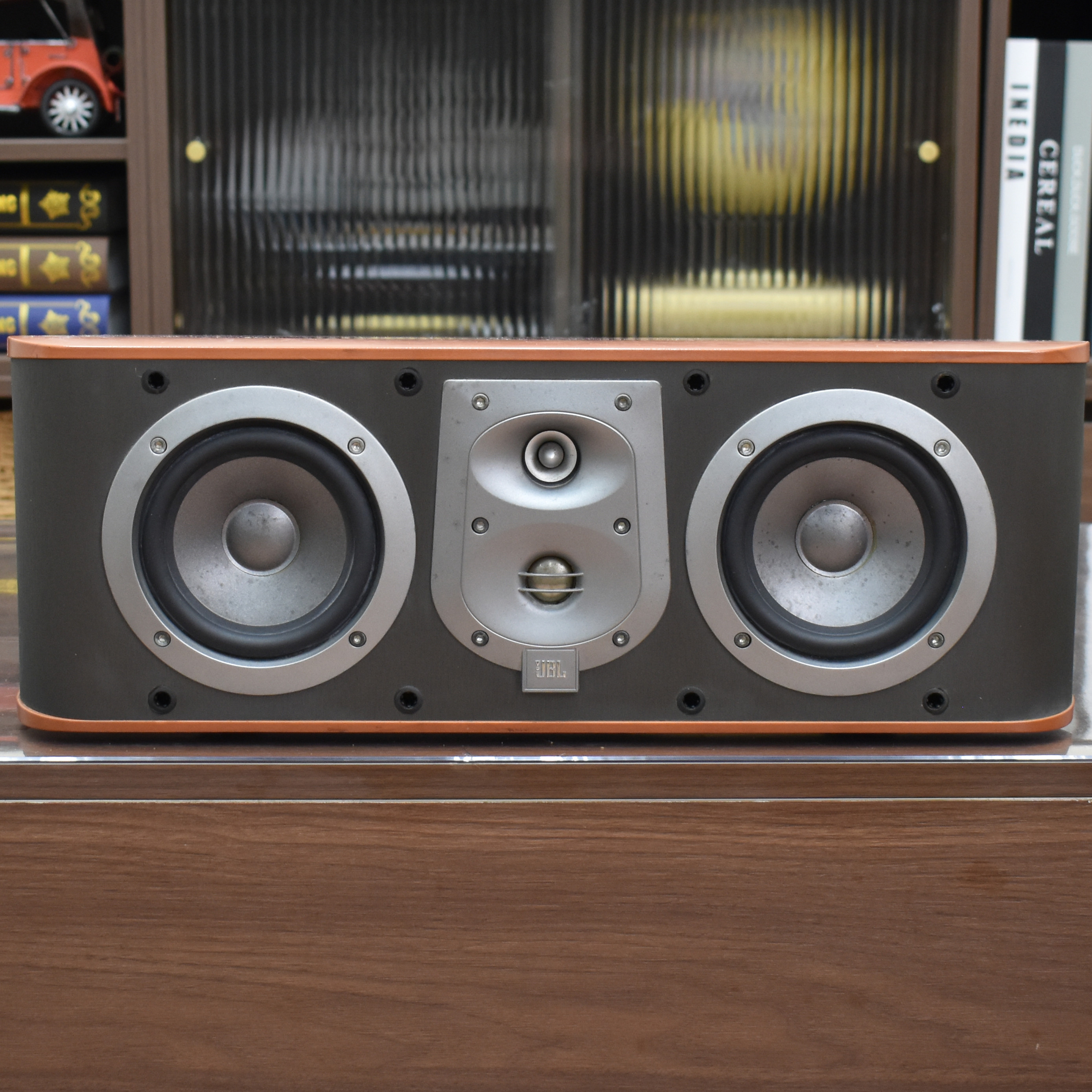 二手原装美国JBL ES25C家庭影院发烧高保真中置音箱正品双4寸喇叭