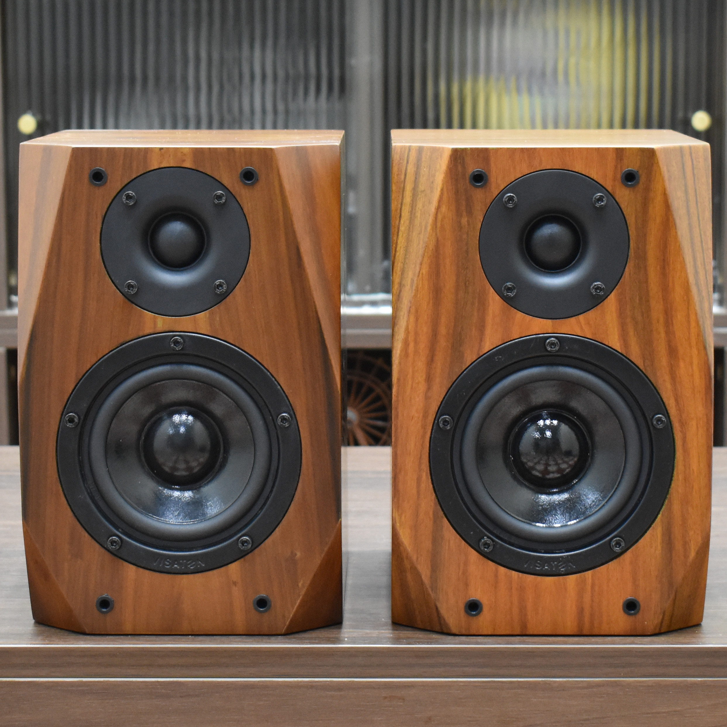 二手库存英国BEYDAS贝达诗台式CD机组合音响迷你无源5寸书架音箱