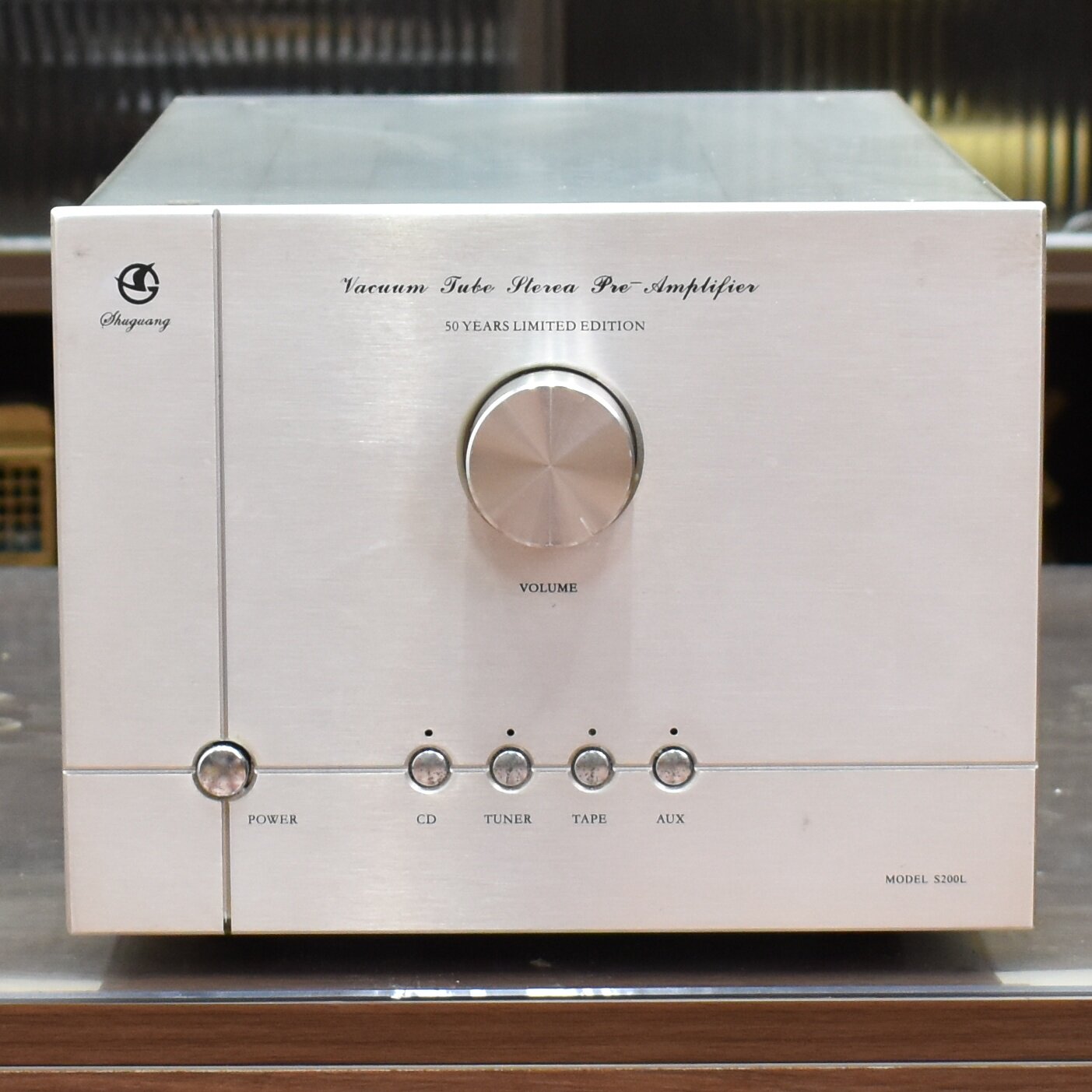 二手国货精品原装Shuguang/曙光S200L发烧HIFI前级功放机保真220V
