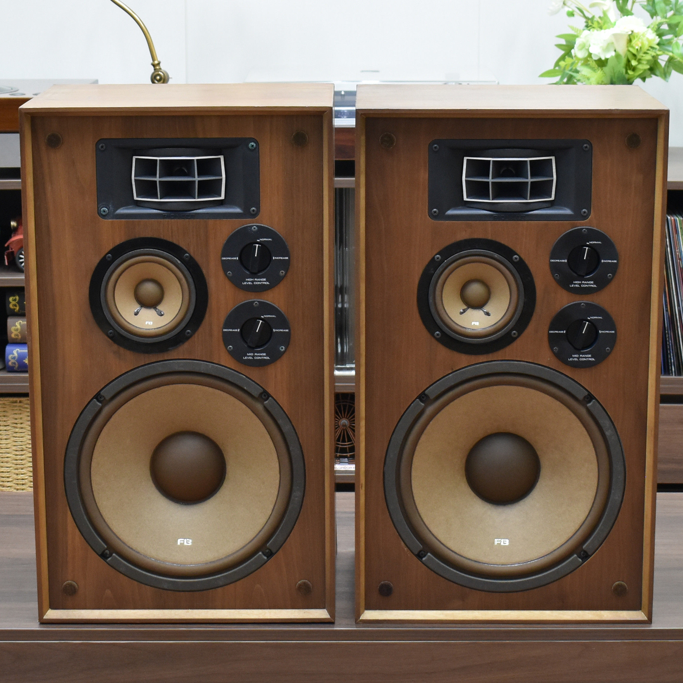 二手原装日本Pioneer/先锋CS-E700 hifi经典FB版发烧12寸书架音箱
