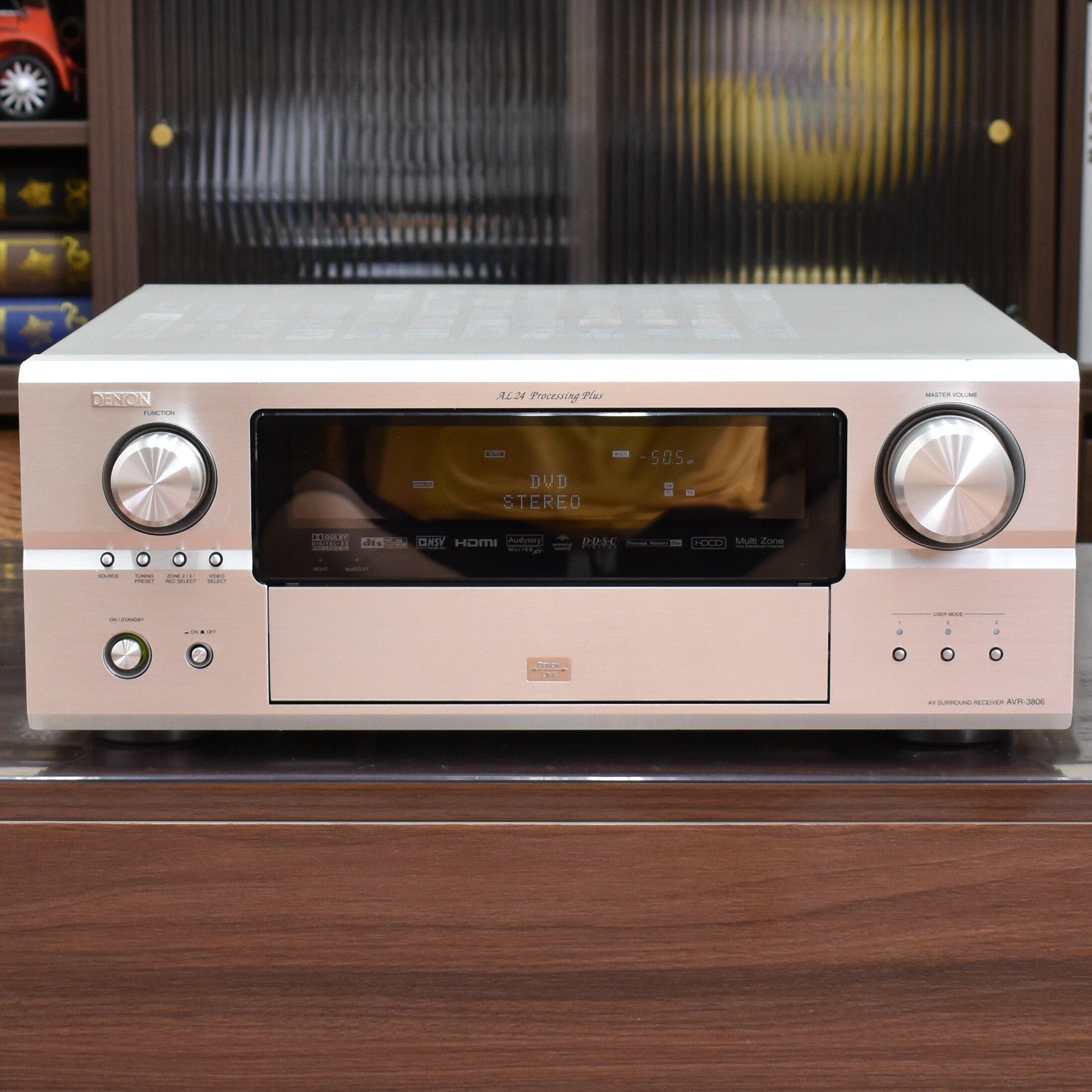 二手日本原装进口Denon/天龙AVR-3806 7.1专业家庭影院功放220V