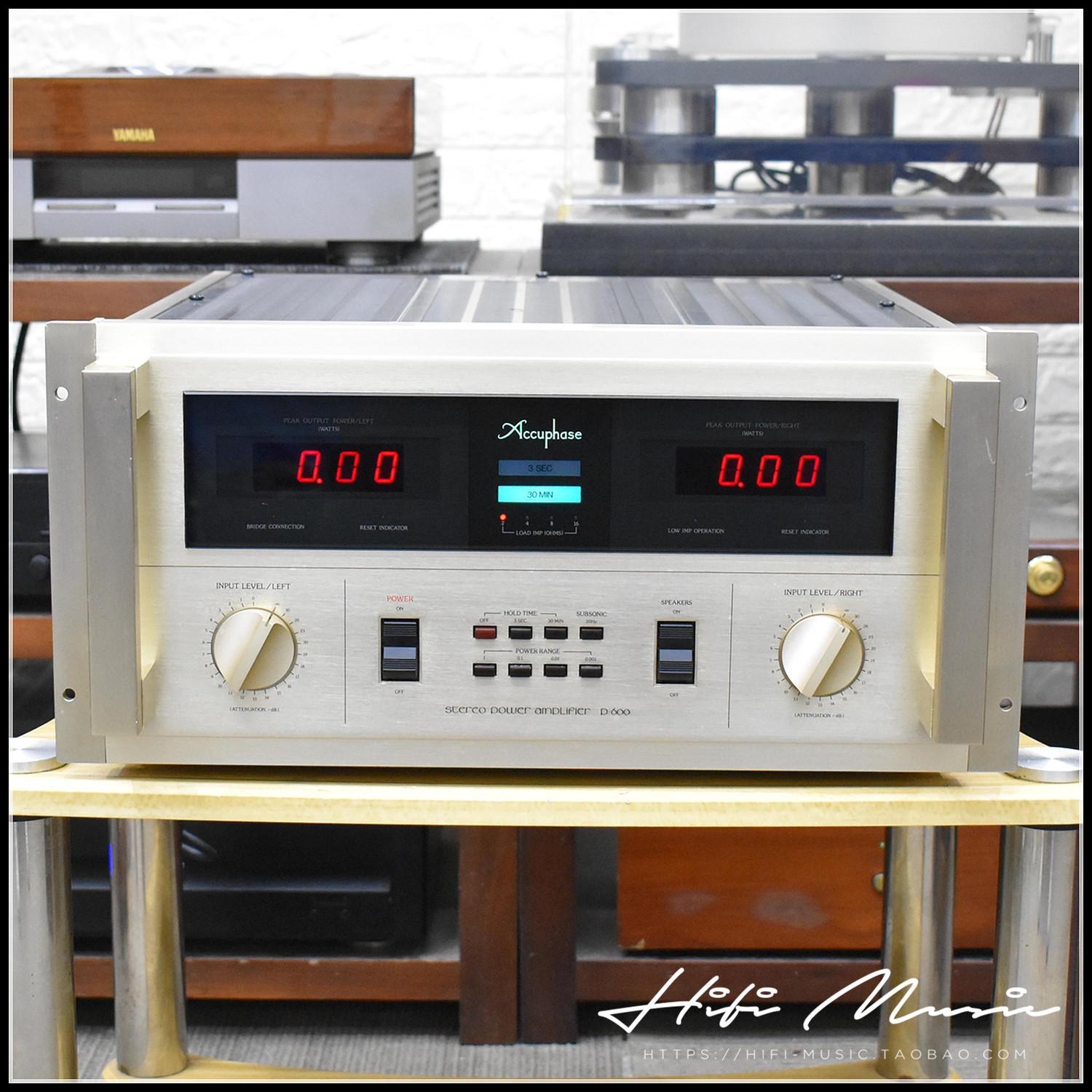 二手原装日本进口 Accuphase/金嗓子 P-600 HiFi大功率后级220V