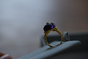 【天素坊】高古紫水晶戒指