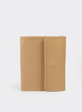 卡包-02 16卡位卡套卡夹可水洗牛皮纸大容量通用卡片包