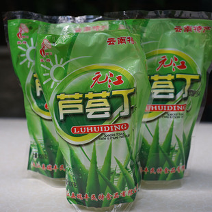 云南元江库拉索芦荟丁凝胶果汁肉颗粒饮品罐头开袋既食整箱混合装