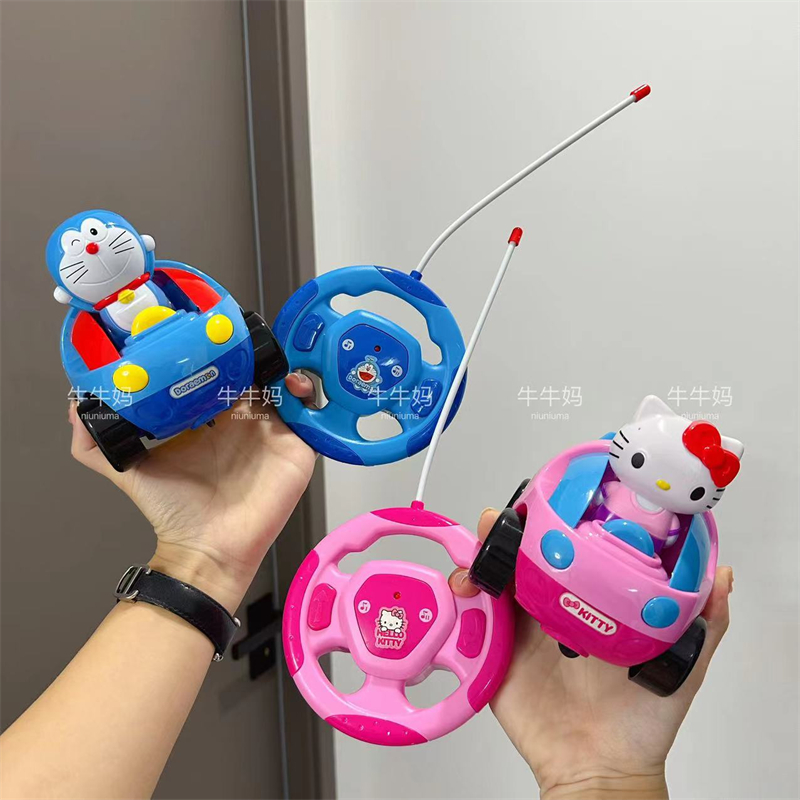 儿童声光电动遥控车可爱男女孩生日礼物卡通叮当小猫汽车惯性玩具,玩具/童车/益智/积木/模型,电动/遥控车,淘宝优惠券,粉丝福利购,淘宝优惠卷
