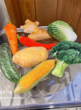 水果蔬菜鸡腿蛋糕发声毛绒玩具