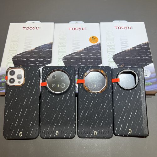 TOOYU图语玄绿鎏光适用于华为MateX6苹果16ProMax夜光凯夫拉磁吸MateX5 Mate70RS编织壳三星zfold7 mate70pro