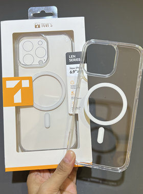 美国TGVI'S适用iphone16promax透明手机壳苹果16pro保护壳magsafe磁吸快充超薄拜耳硅胶壳16简约防摔tgvis
