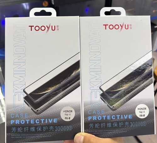 图语Tooyu钢化膜honor荣耀v5 凯夫拉超薄壳磁吸壳前壳V3s前壳v3 v2礼盒2件套缩小膜中轴后壳v6前框