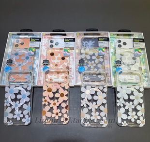 Switcheasy全包防摔壳适用于苹果17promax花朵磁吸手机壳17pro防摔玫瑰磁吸壳