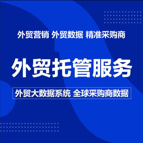 外贸出口营销托管咨询规划社媒指导高级会员账号运营推广社媒运营