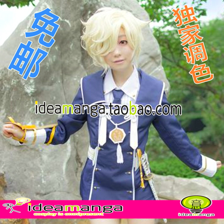 cosplay假毛短刀 刀剑乱舞/五虎退cosplay造型定型假发短发高温丝