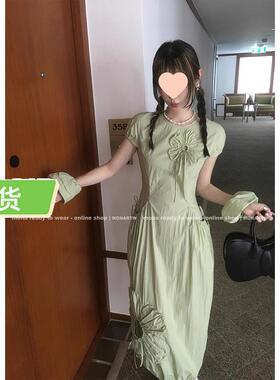 Mona家 超好看绝美连衣裙 中腰半裙裤子套装女小个子 2025夏季款