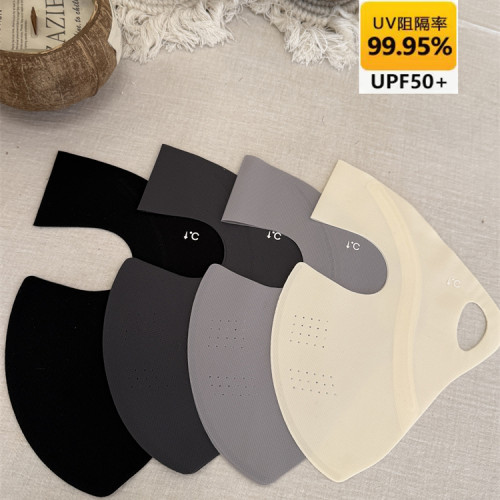 2025新款脸基尼夏冰丝遮阳面罩防晒口罩全脸防紫外线女瘦脸防护