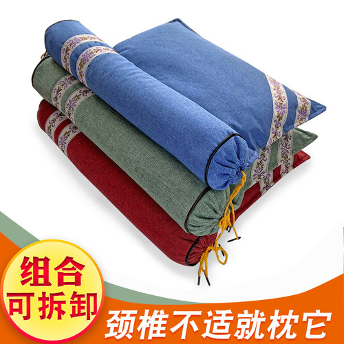 颈椎枕助睡眠艾草荞麦护颈椎加热