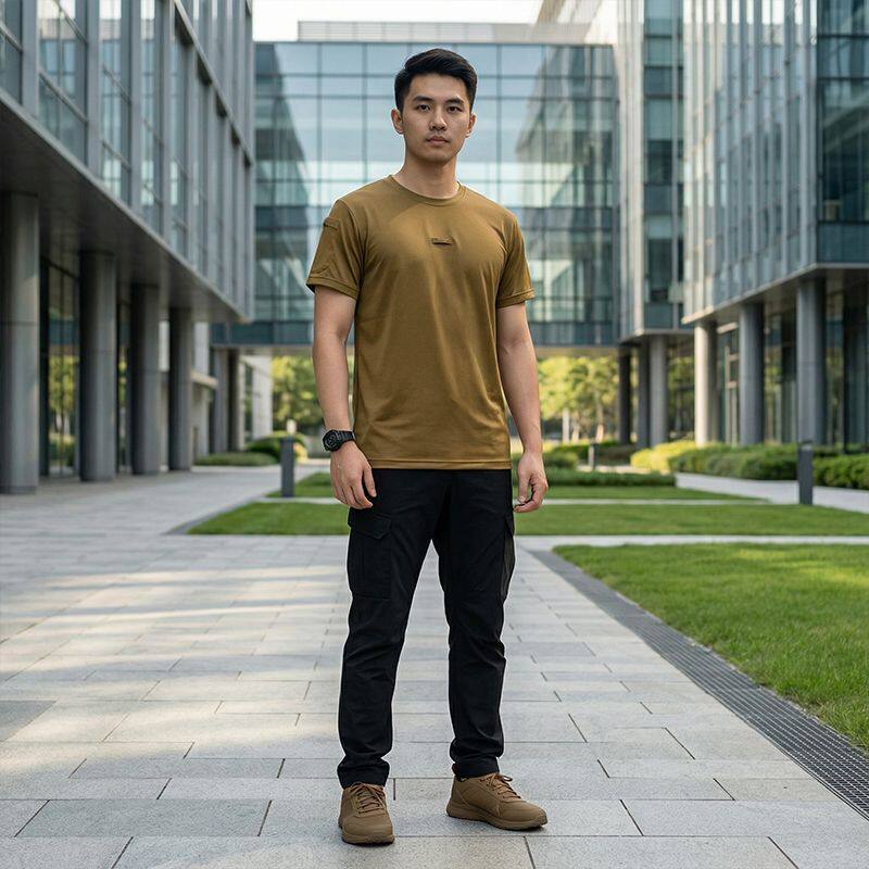 男士短袖T恤夏季帅气显瘦爆款韩版网红新款速干训练户外运动汗衫