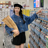 【大货已出】海军领牛仔短外套女229-8238-P145控208，女装牛仔外套，浙宝229
