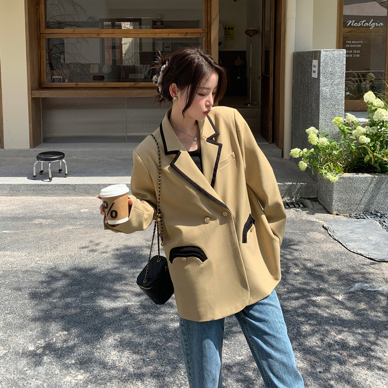 【新款】22年秋季弧形口袋小西装229-8183-P125控178,女装西装,浙宝229