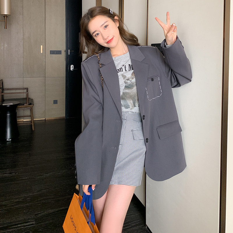 【现货】重工绣线小西装两色浙宝2B175-8211-P125控178,女装西装,浙宝229