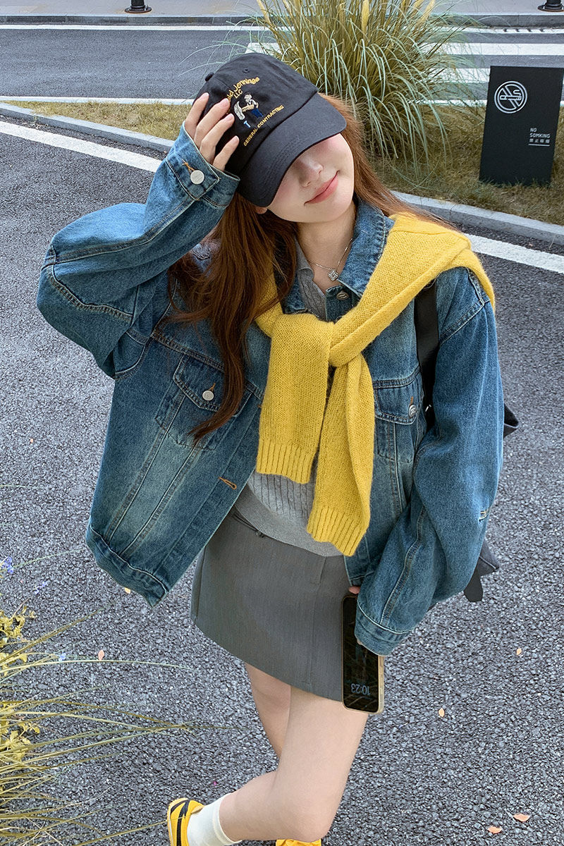 【大货已出】25年秋季牛仔外套2B175-8442-P155控238,女装短外套,浙宝229