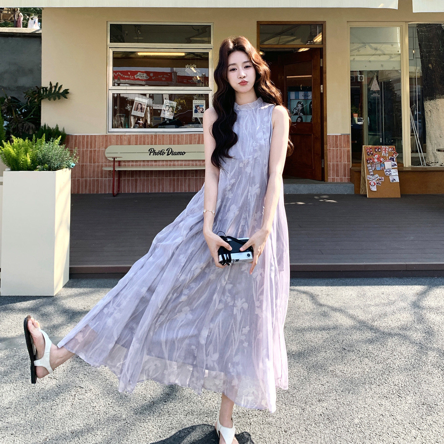 【新款】梦幻紫色连衣裙2B175-8500-P145控238，女装连衣裙，浙宝229