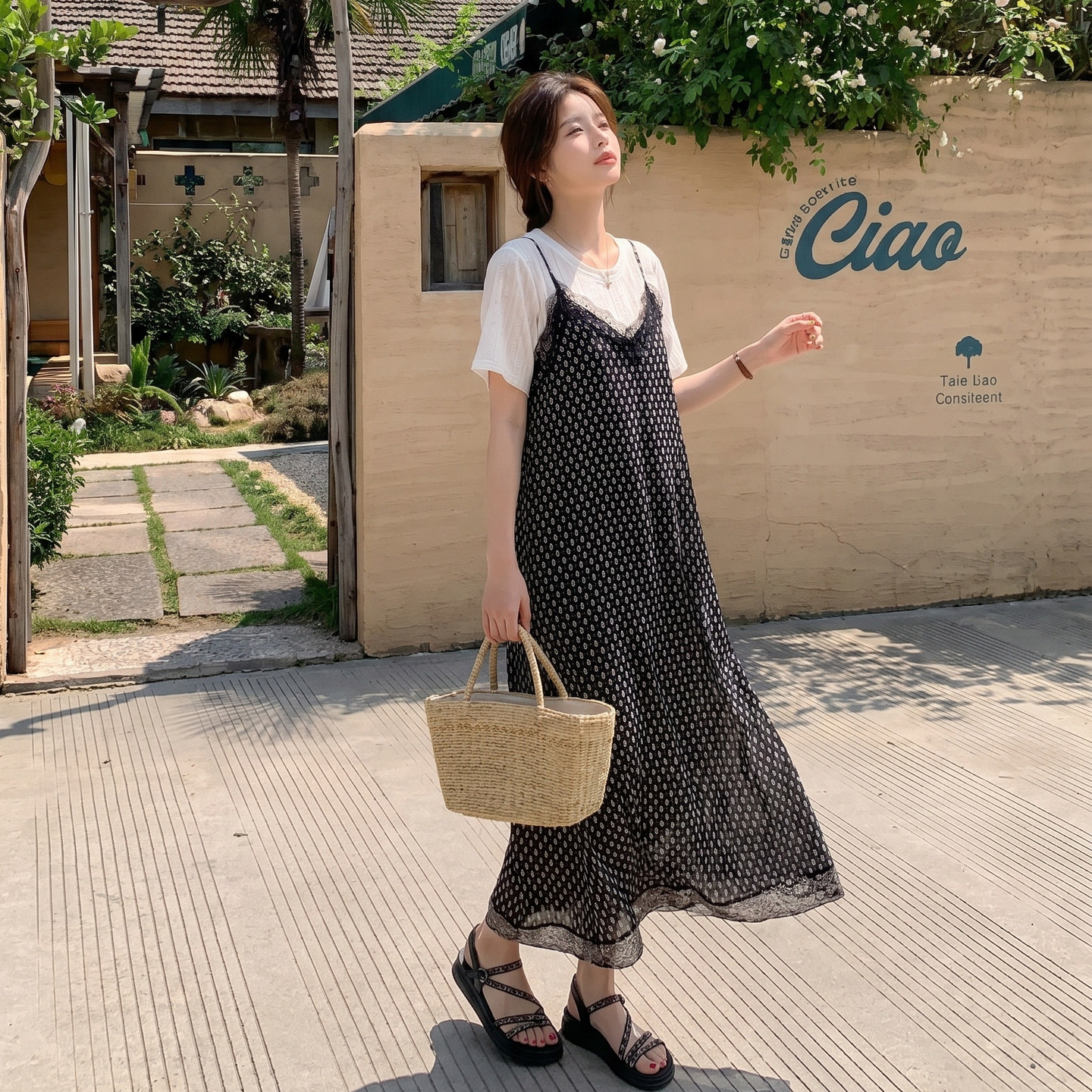 【大货出】假两件连衣裙2B175-8527-P145控238,女装连衣裙,浙宝229