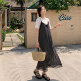 【大货出】假两件连衣裙2B175-8527-P145控238，女装连衣裙，浙宝229