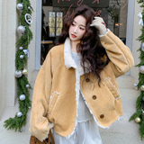 【大货】25年皮毛一体大货已出229-8473-P205控298，女装短外套，浙宝229